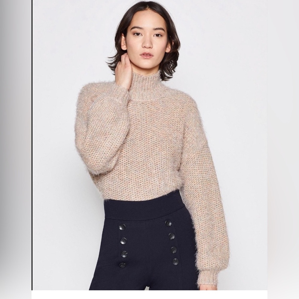 Joie Markita Sweater Size Medium Color Pink Sky